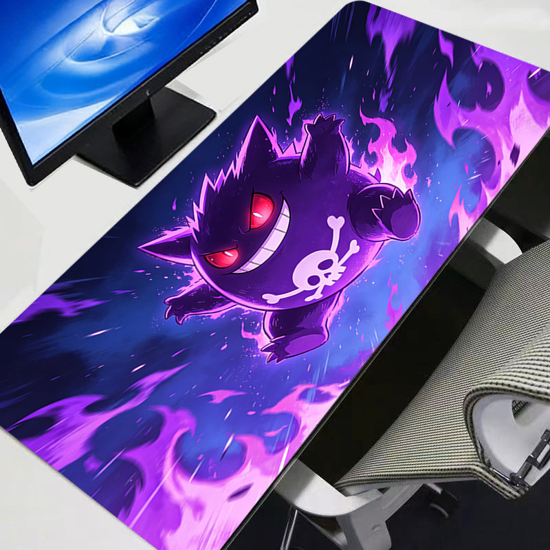 Pc Gaming Keyboard - Mouse Pad Gengar Pokemon Pikachu Anime