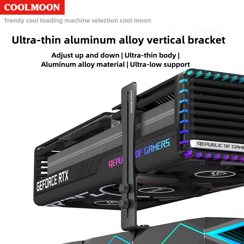 Pc Gaming Case - Universal Aluminum GPU Brace Support Holder