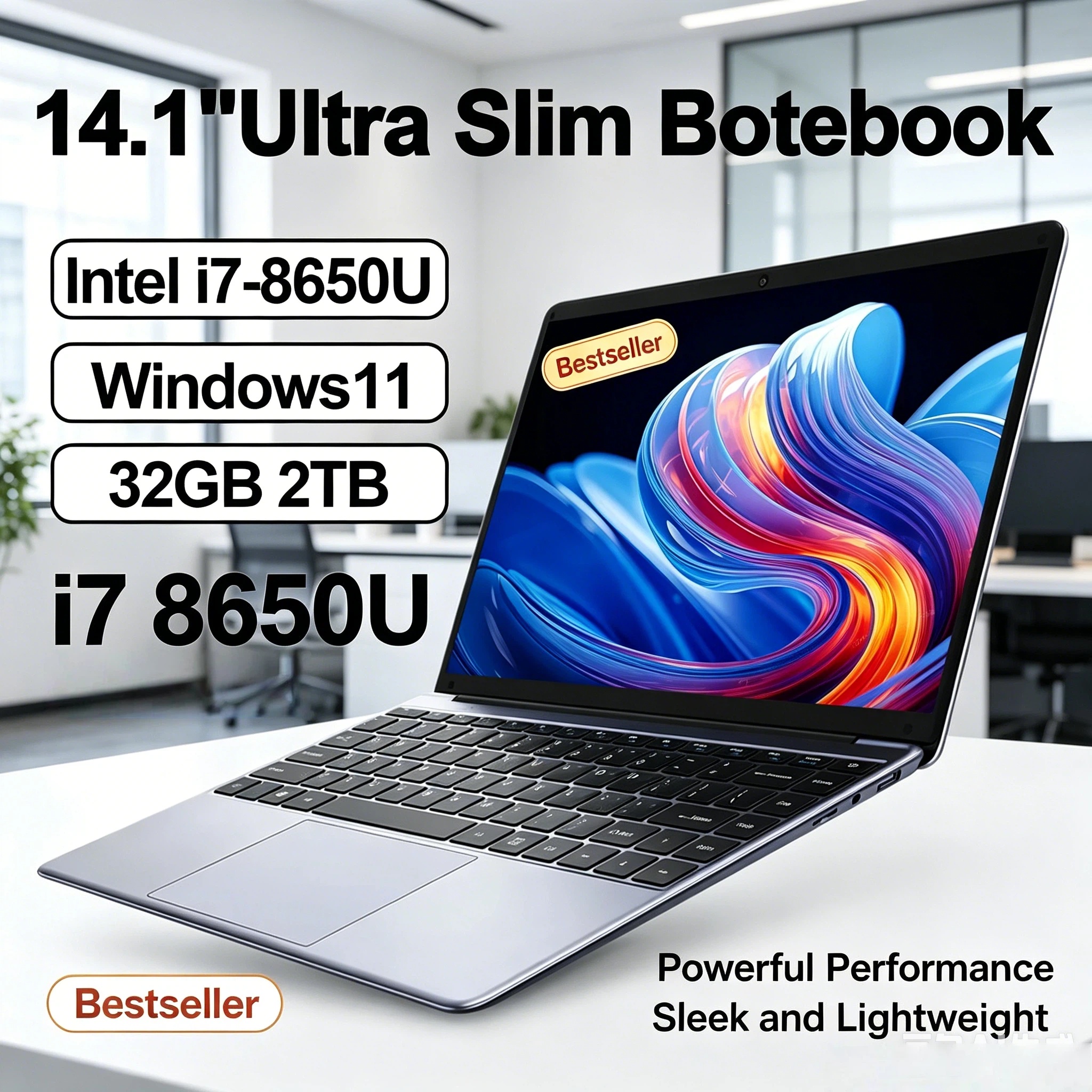Pc Gaming Intel Core I7 - HOT 14.1 Inch Ultra Slim Laptop
