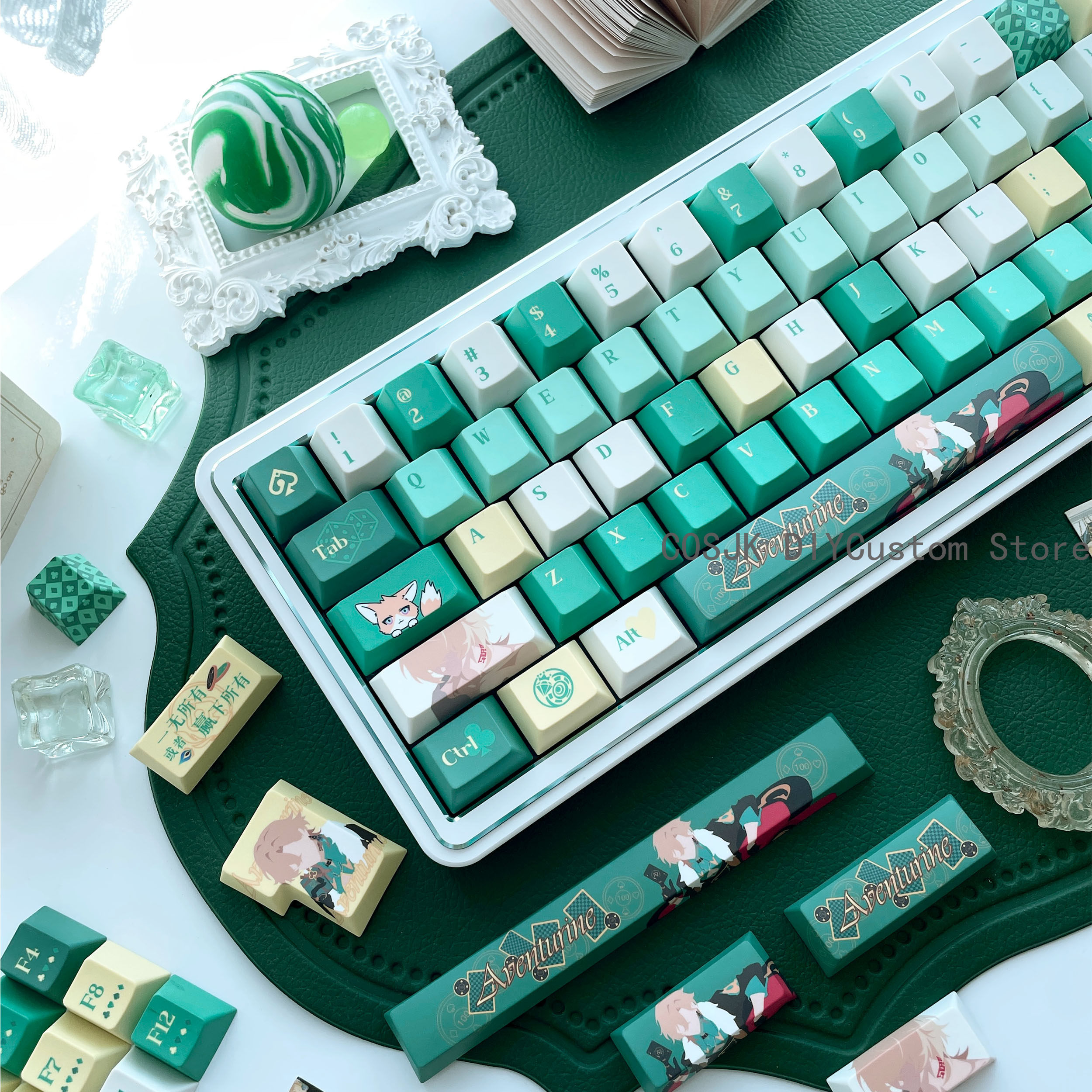 Mechanical Keyboard - Game Honkai: Star Rail Aventurine PBT