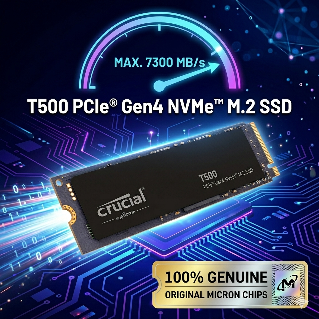 Pc Gaming Website - Crucial T500 1TB Gen4 NVMe M.2