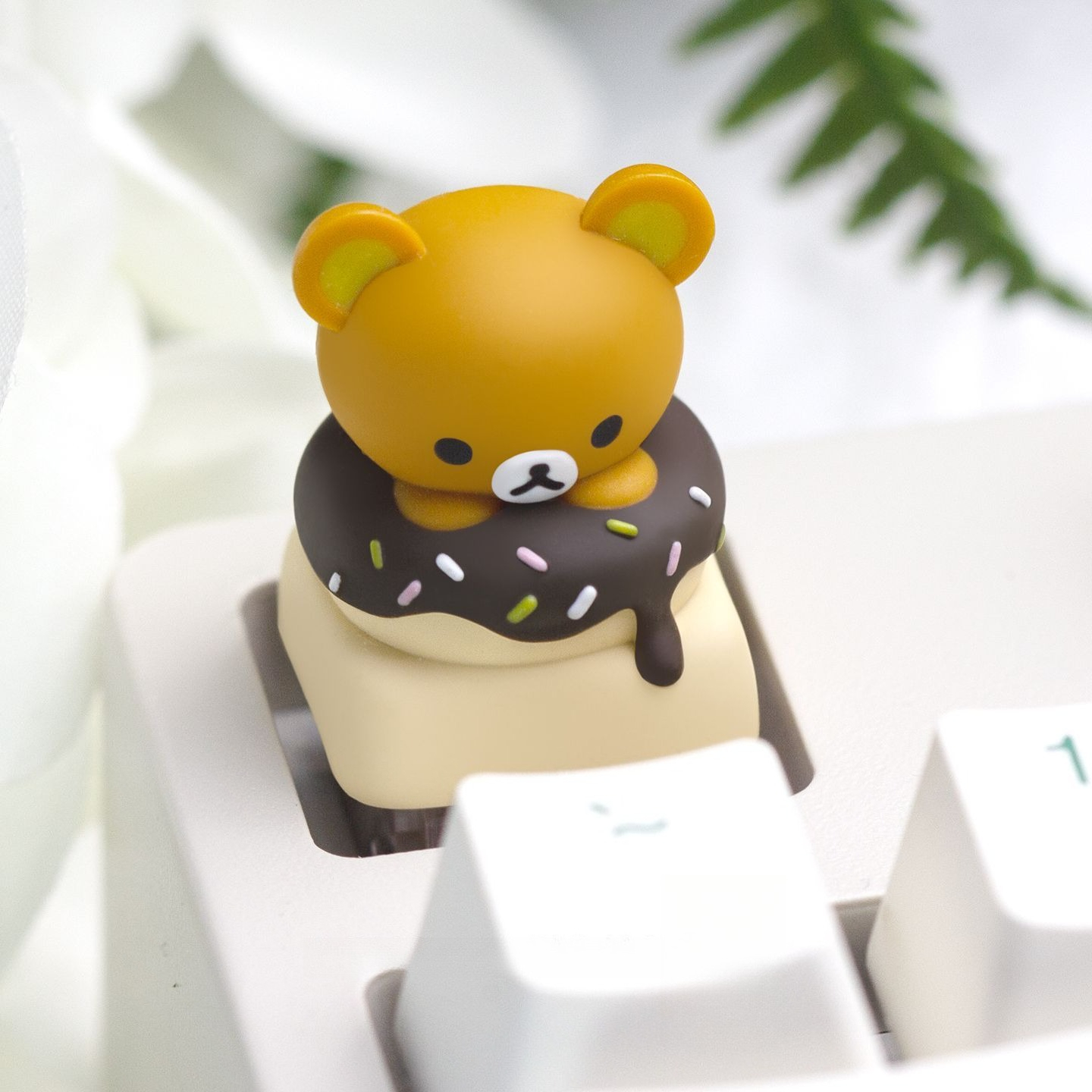 Custom Keycaps - Kwaii Rilakkuma Keycaps Resin Keycap Cute