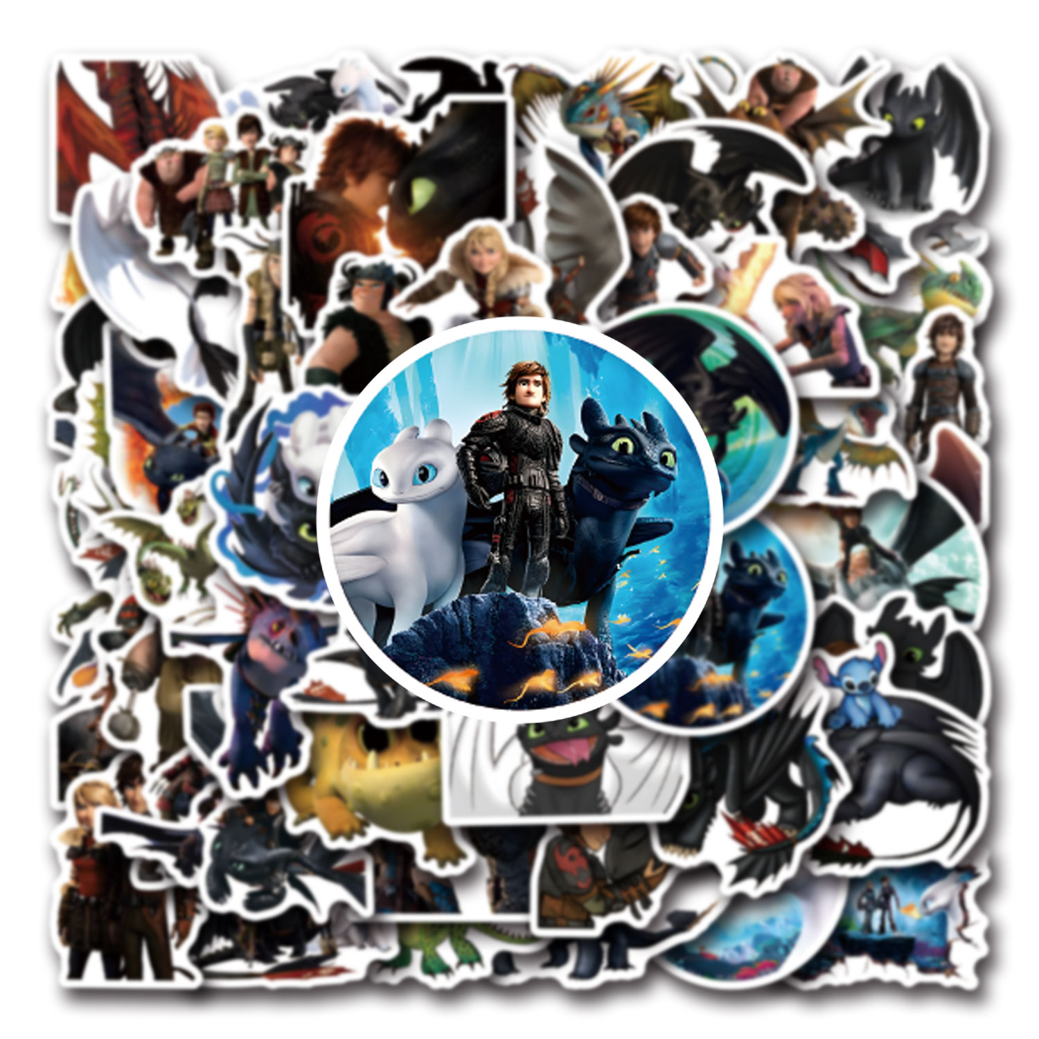Pc Gaming Dragon - 50pcs Cartoon Animation How To Train