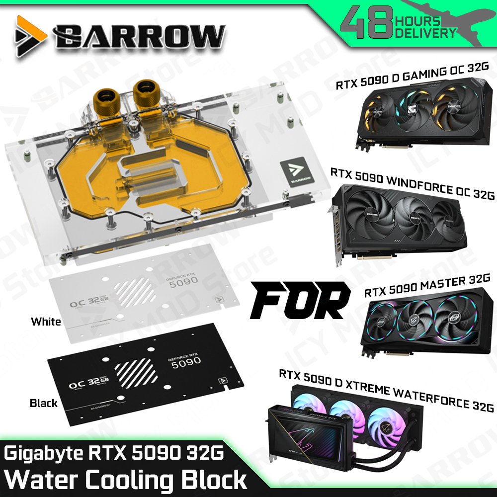 Barrow VGA Water Block for Gig - Pc Gaming Rtx 5090 评论和价格
