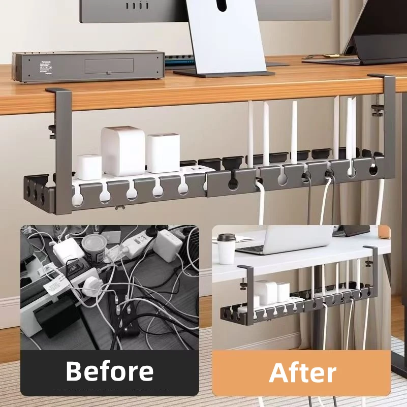 Under Table Storage Rack No Pu - Desk Cable Organizer 评论和价格