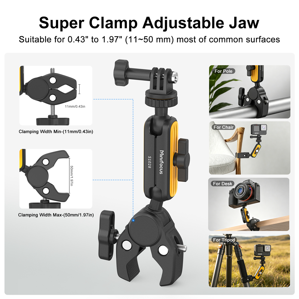 Super Clamp with 360° Dual Bal - Dual Monitor Arm 评论和价格