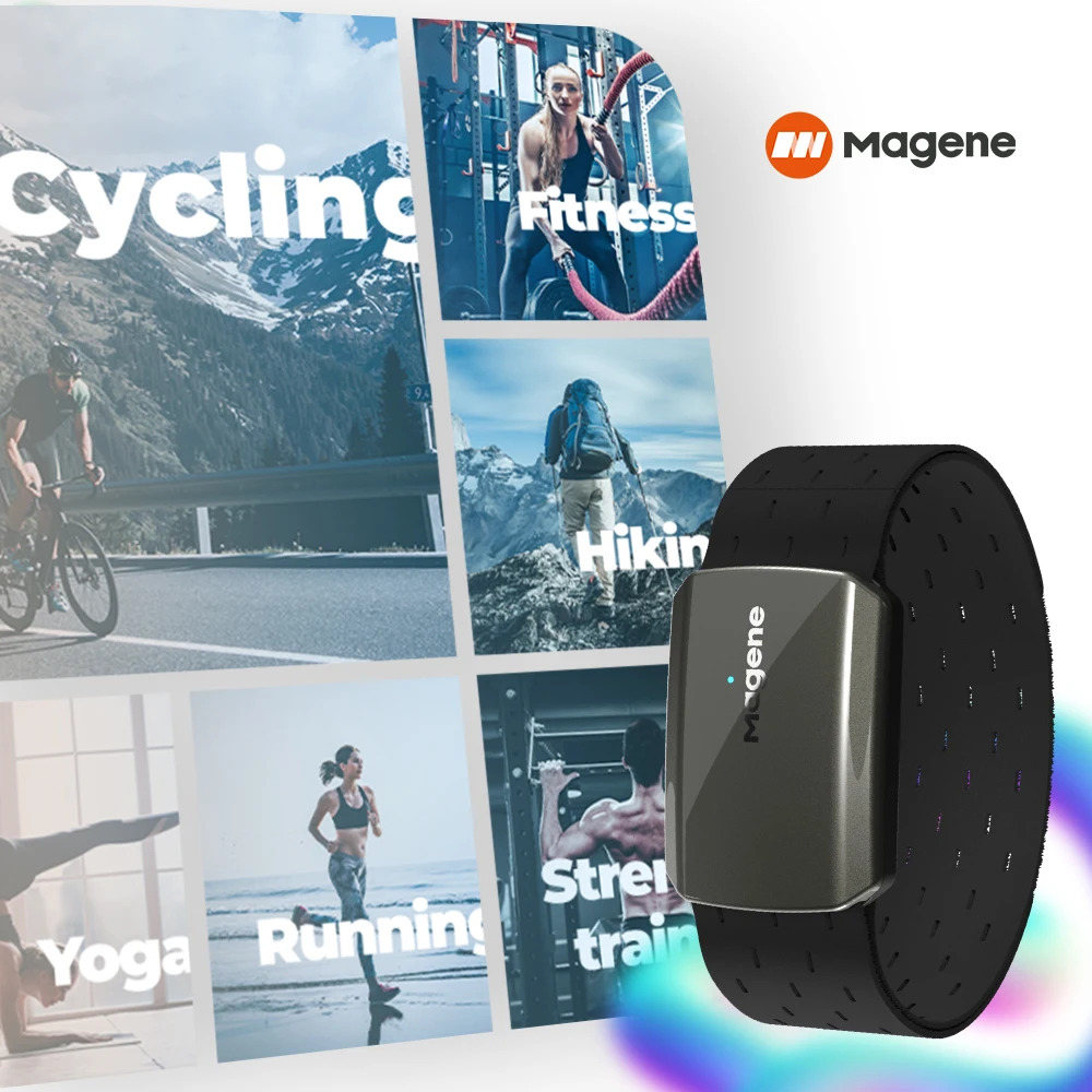 Magene H803 Heart Rate Armband - Dual Monitor Arm 评论和价格