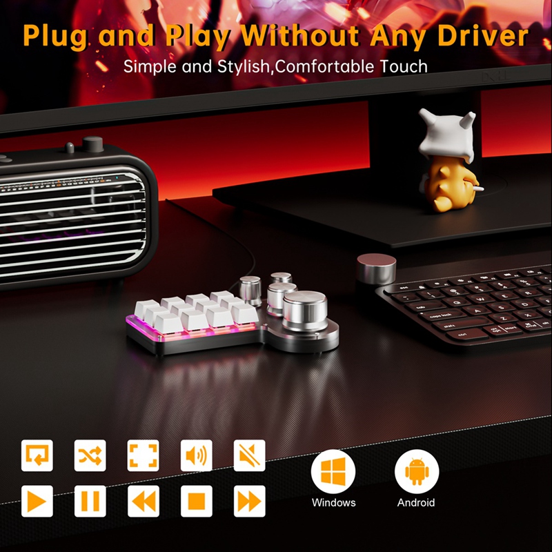 Custom Macro Keyboard 12 Keys  - Mechanical Keyboard 评论和价格