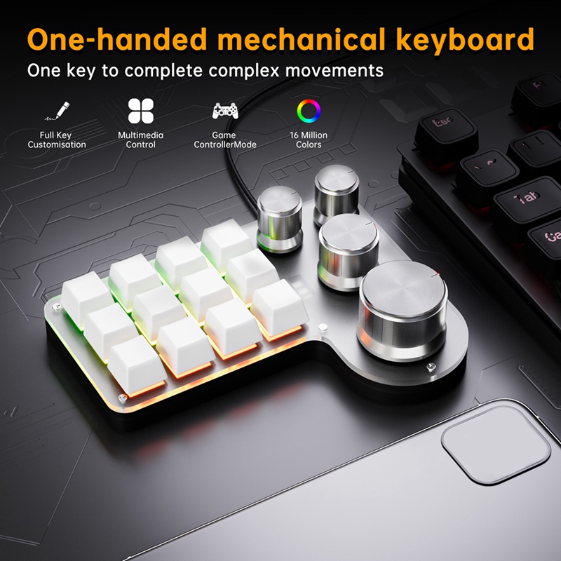 Custom Macro Keyboard 12 Keys  - Mechanical Keyboard 评论和价格
