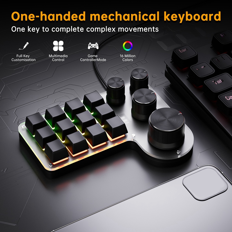 Custom Macro Keyboard 12 Keys  - Mechanical Keyboard 评论和价格