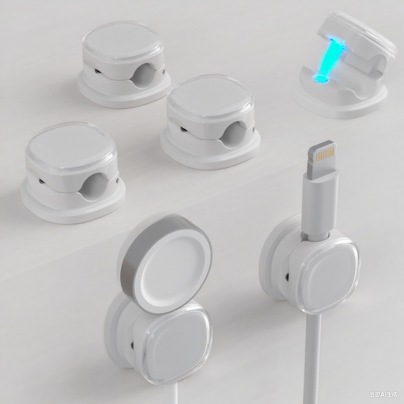 3/6/8/12PCS Magnetic Cable Cli - Desk Cable Organizer 评论和价格