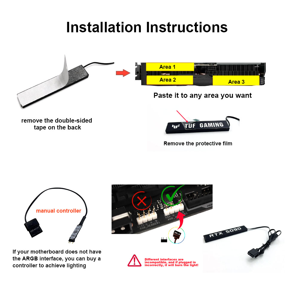 Video Card Lighting Panel For  - Pc Gaming Msi 评论和价格