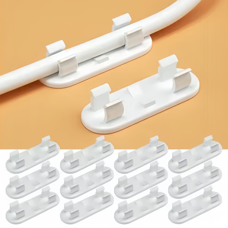 87Pcs White Network Cable Orga - Desk Cable Organizer 评论和价格