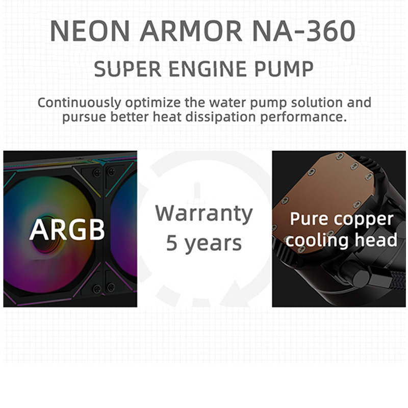 TEUCER 360MM All-in-One ARGB C - Pc Gaming Liquid Cooling 评论和价格