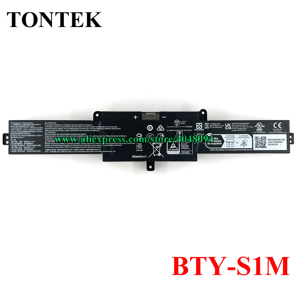 BTY-S1M Battery For MSI Claw 7 - Pc Gaming Msi 评论和价格