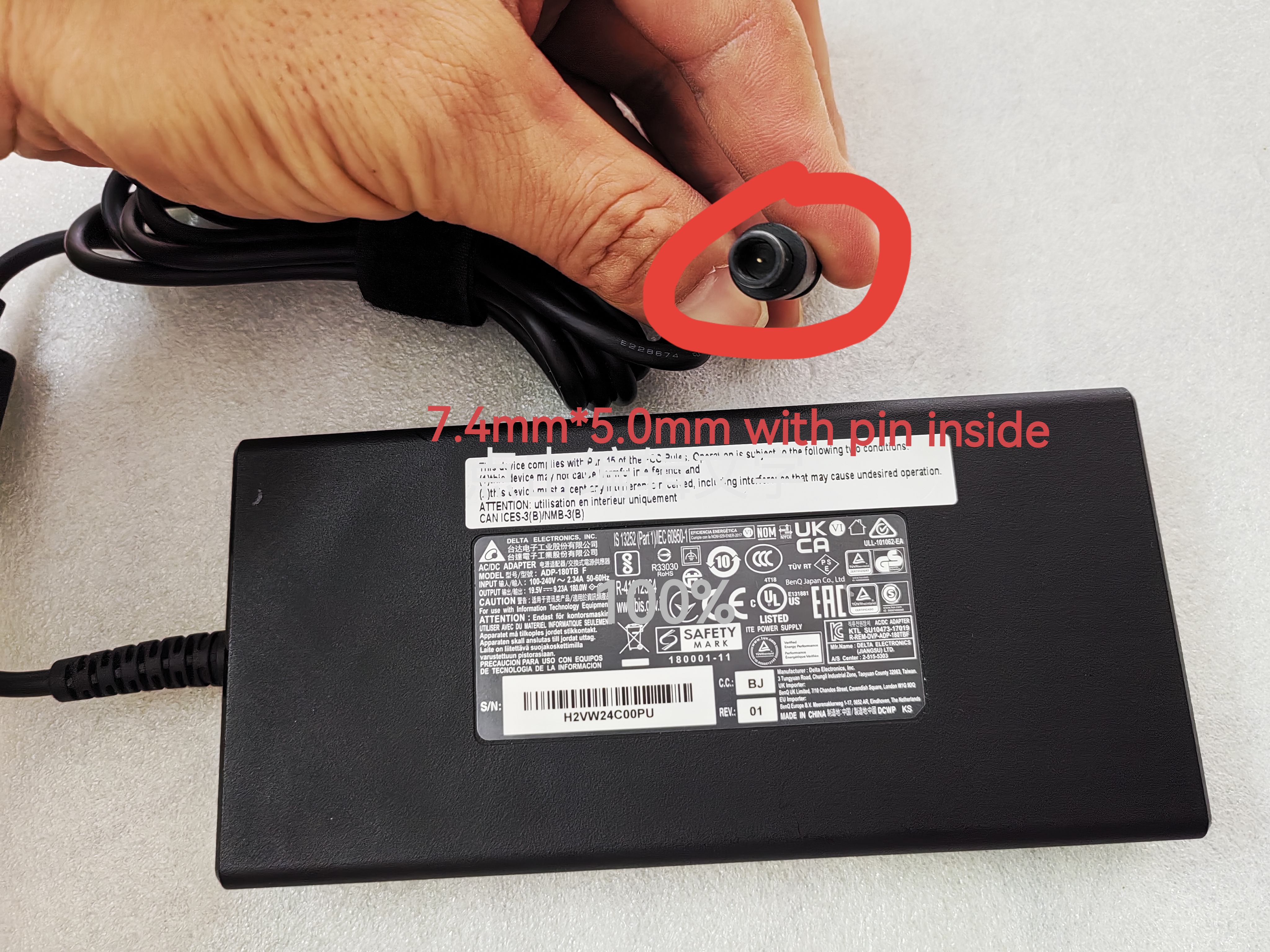 OEM Slim Delta 19.5V 9.23A ADP - Pc Gaming Msi 评论和价格