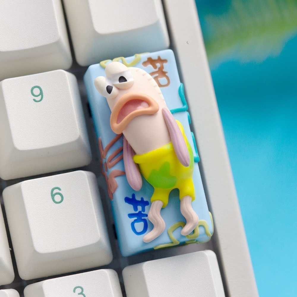 SpongeBob Sad Fish 2U Keycap - - Custom Keycaps 评论和价格