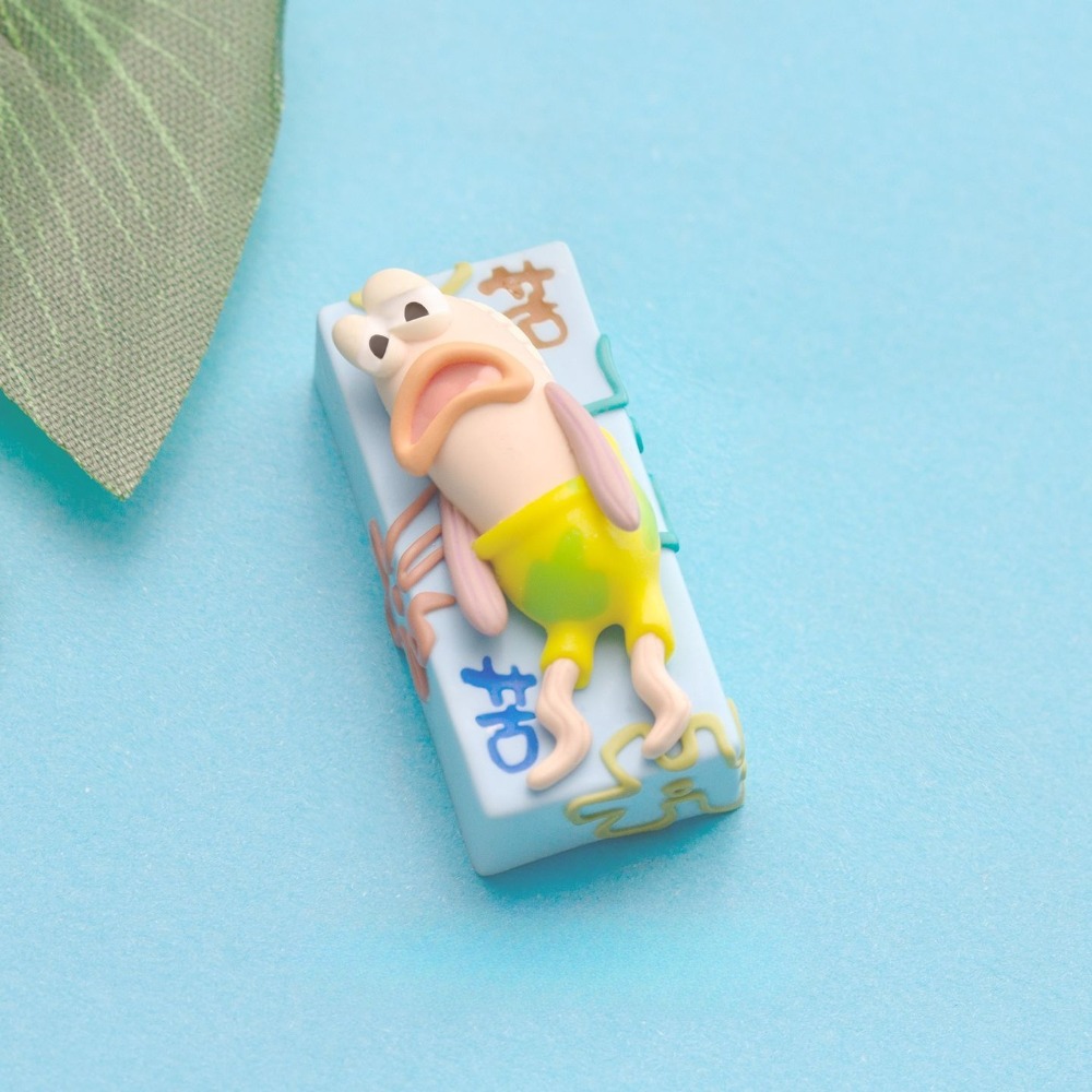SpongeBob Sad Fish 2U Keycap - - Custom Keycaps 评论和价格
