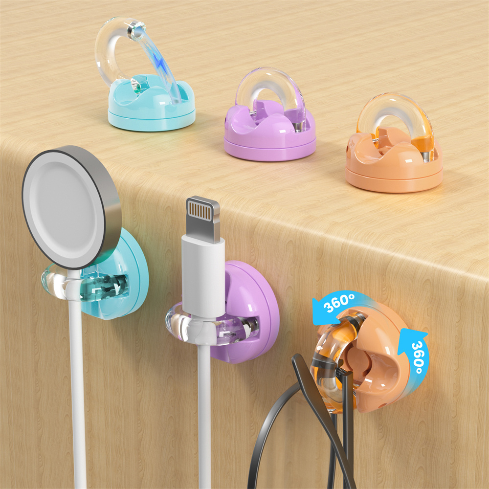 6 pack Magnetic data cable org - Desk Cable Organizer 评论和价格