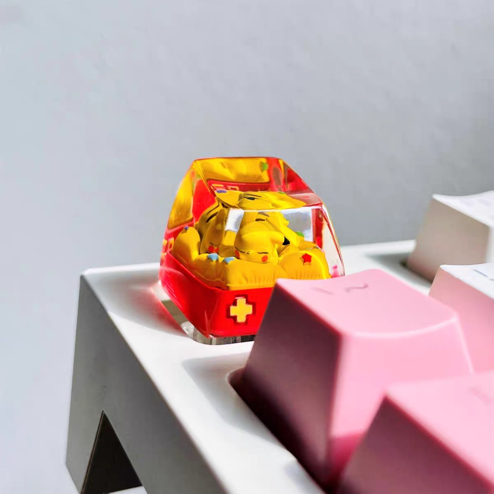 Pokémon Pikachu Keycaps, Mecha - Custom Keycaps 评论和价格