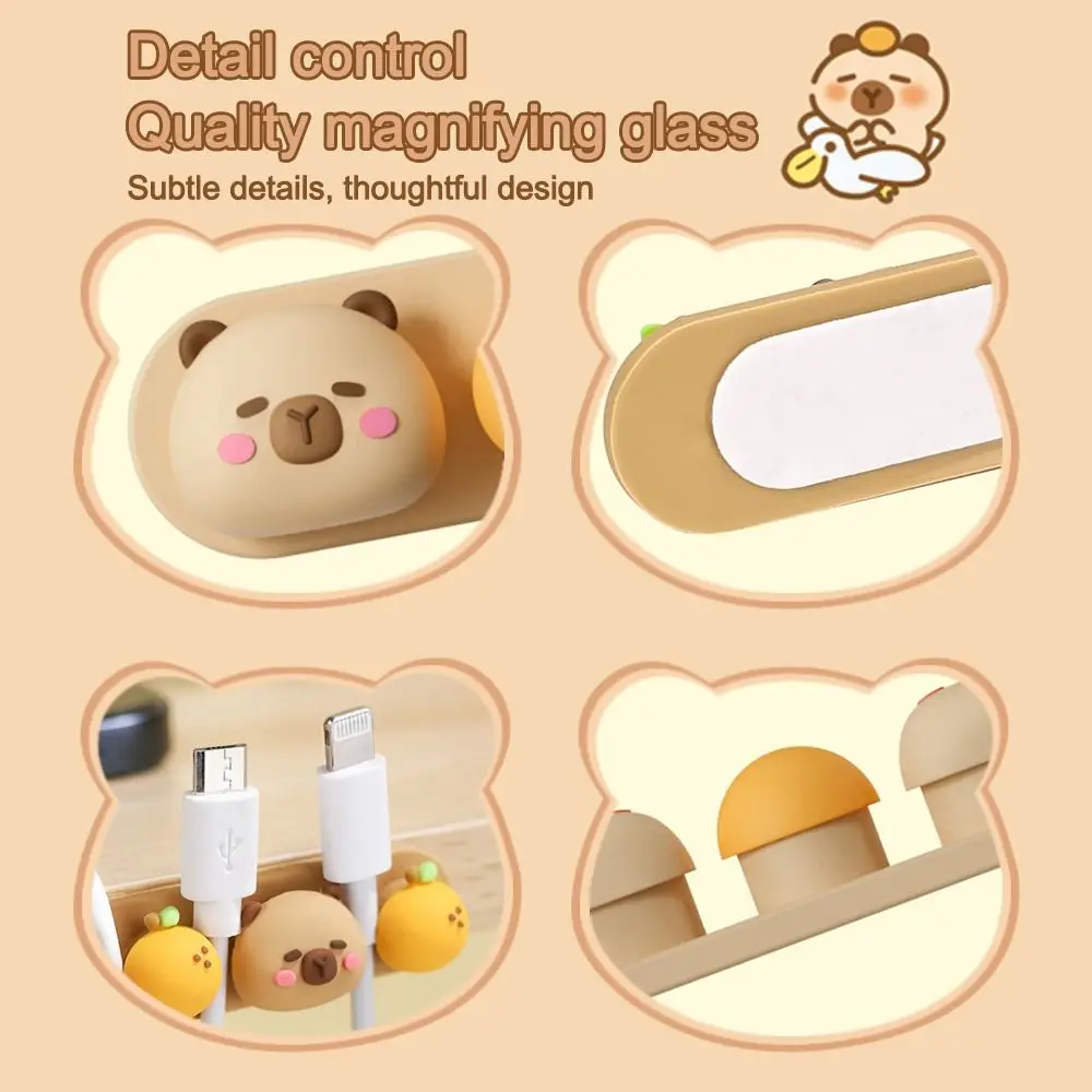 Capybara Desktop Fixed Cable O - Desk Cable Organizer 评论和价格