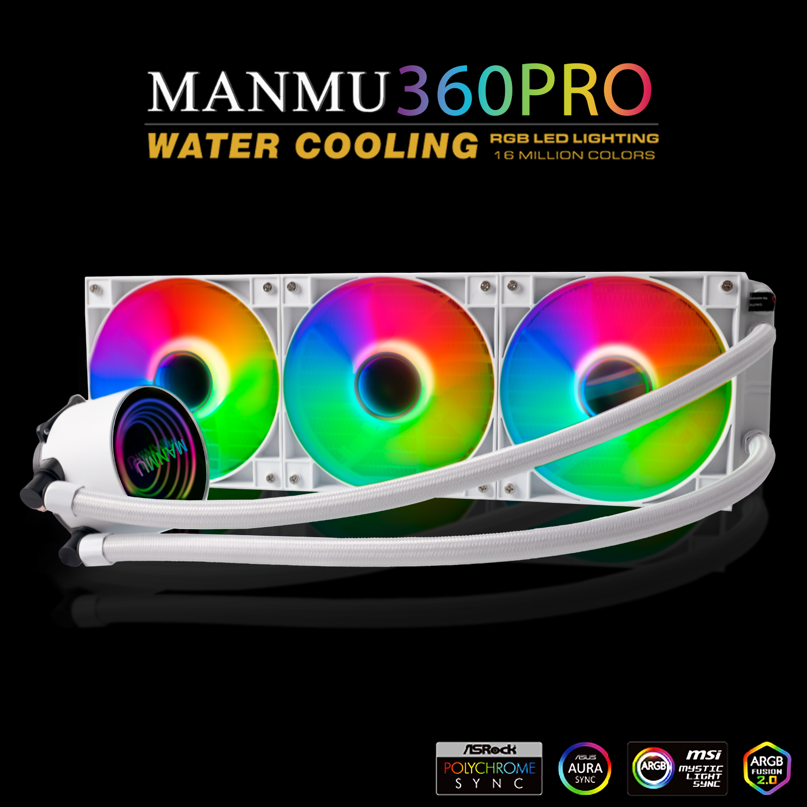 MANMU 360mm 240mm ARGB All-in- - Pc Gaming Liquid Cooling 评论和价格