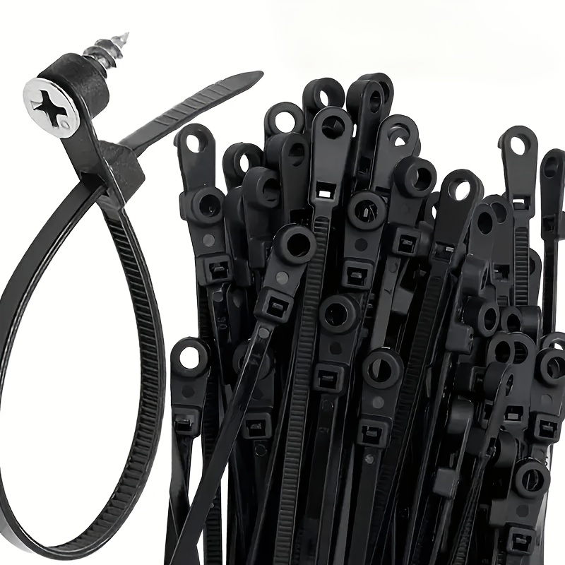 100-1000PCS Reusable Fixed Nyl - Desk Cable Organizer 评论和价格