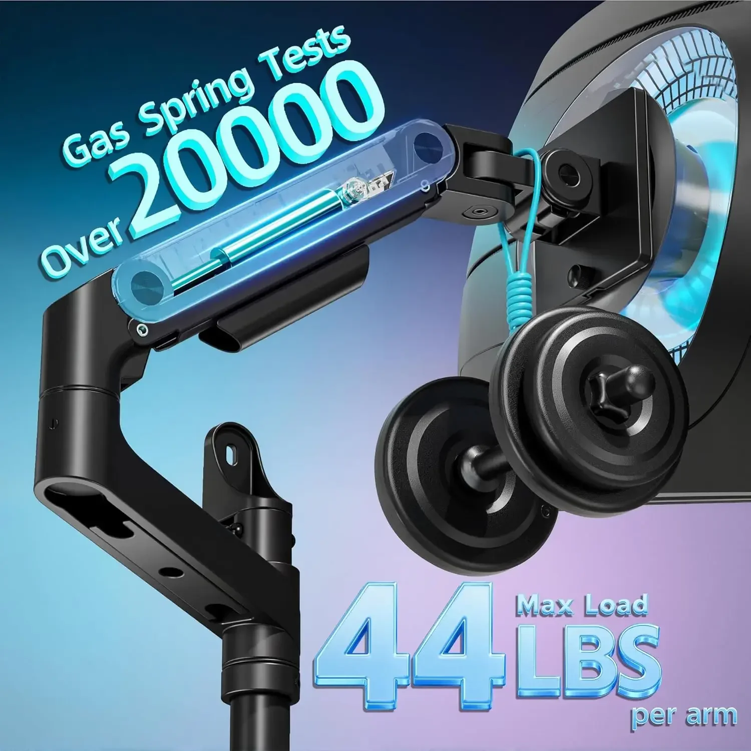 Dual Monitor Wall Mount for 17 - Dual Monitor Arm 评论和价格