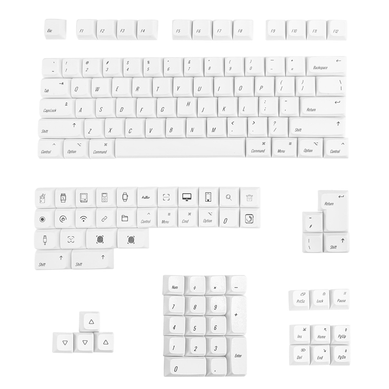 136 Keys Keycaps PBT Key Cap F - Mechanical Keyboard 评论和价格