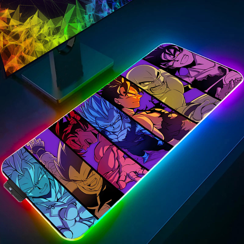 LED Mouse pad Dragon Ball Comp - Pc Gaming Game 评论和价格