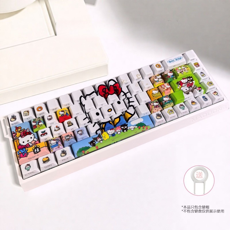 Anime Sanrio Hello Kitty Keyca - Custom Keycaps 评论和价格
