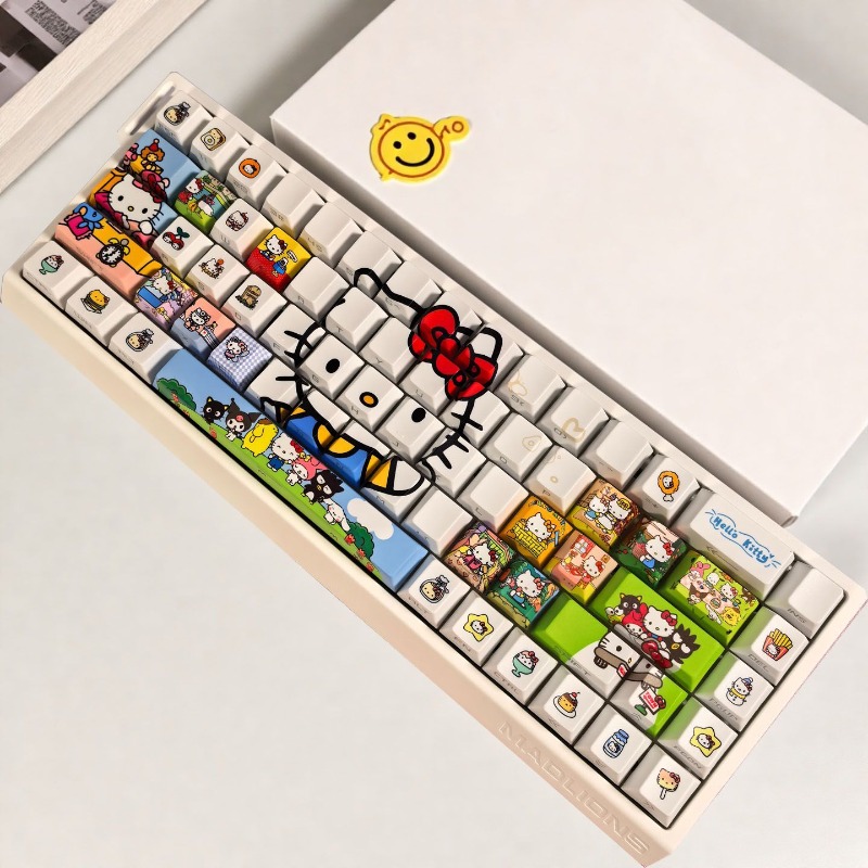 Anime Sanrio Hello Kitty Keyca - Custom Keycaps 评论和价格