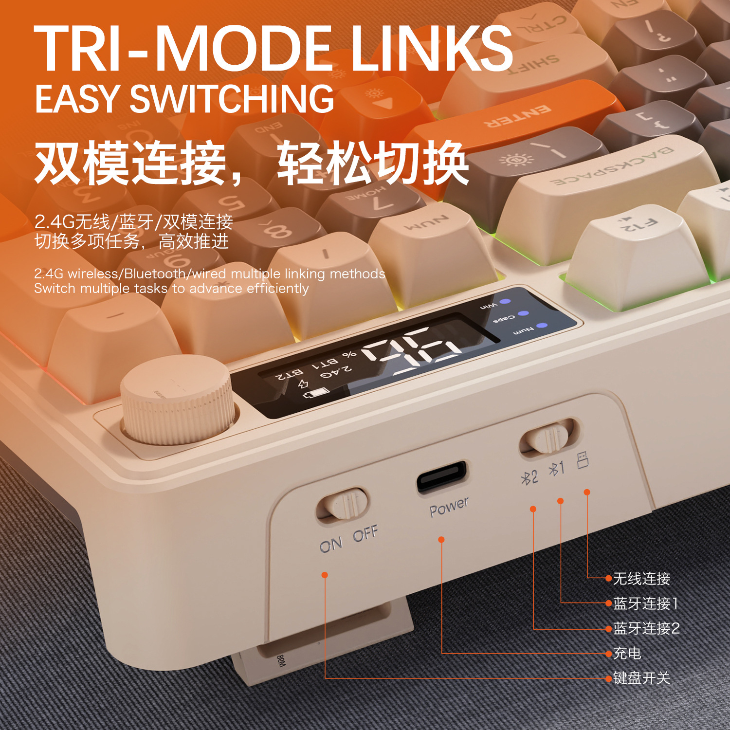 Hot Free Wolf T96 Wireless Dua - Mechanical Keyboard 评论和价格