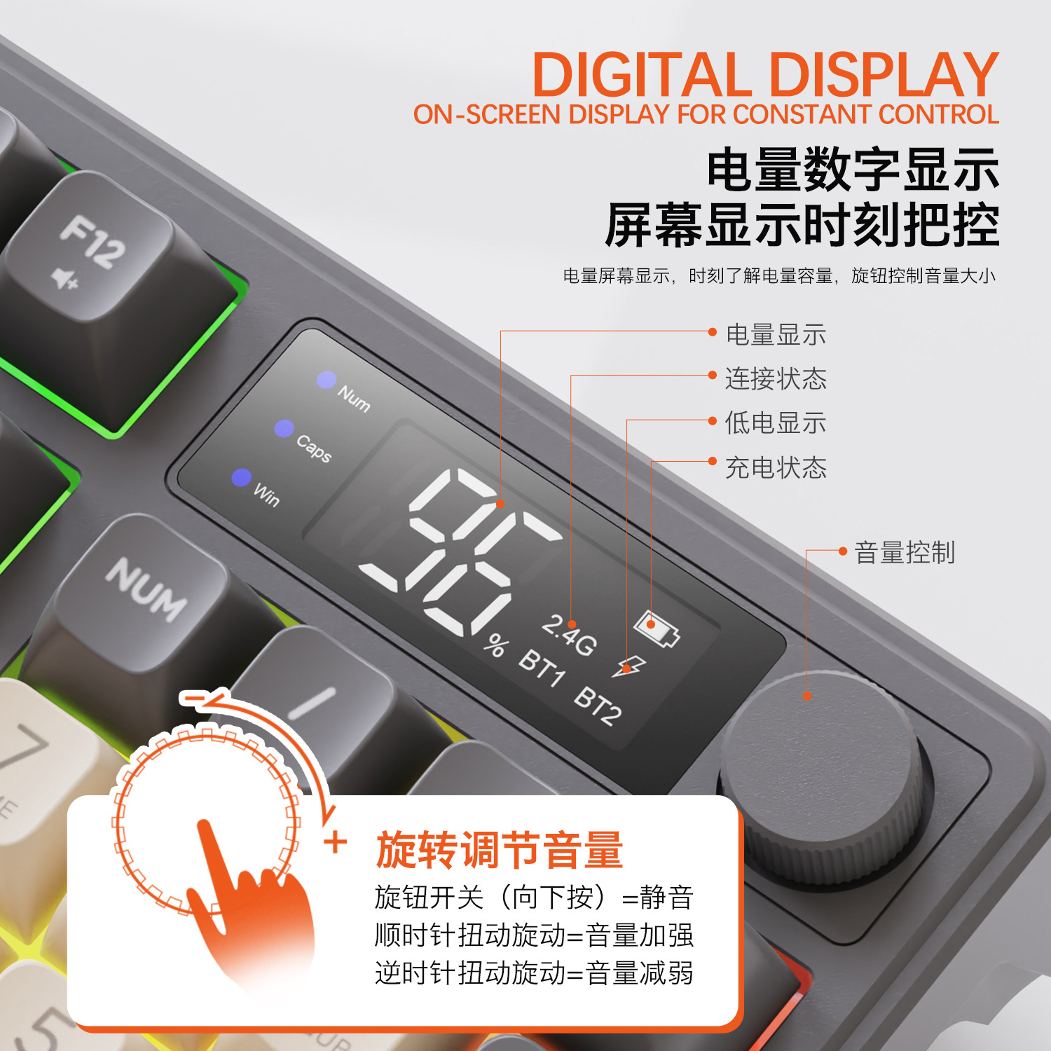 Hot Free Wolf T96 Wireless Dua - Mechanical Keyboard 评论和价格