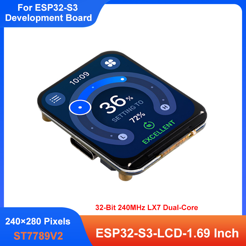 ESP32-S3 1.69inch Screen for E - Dual Monitor Arm 评论和价格