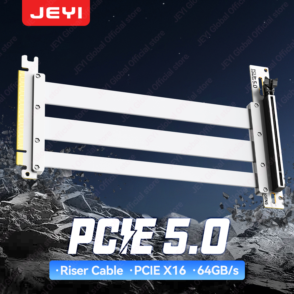 JEYI PCIe 5.0 X16 Riser Cable  - Pc Gaming Rtx 5090 评论和价格