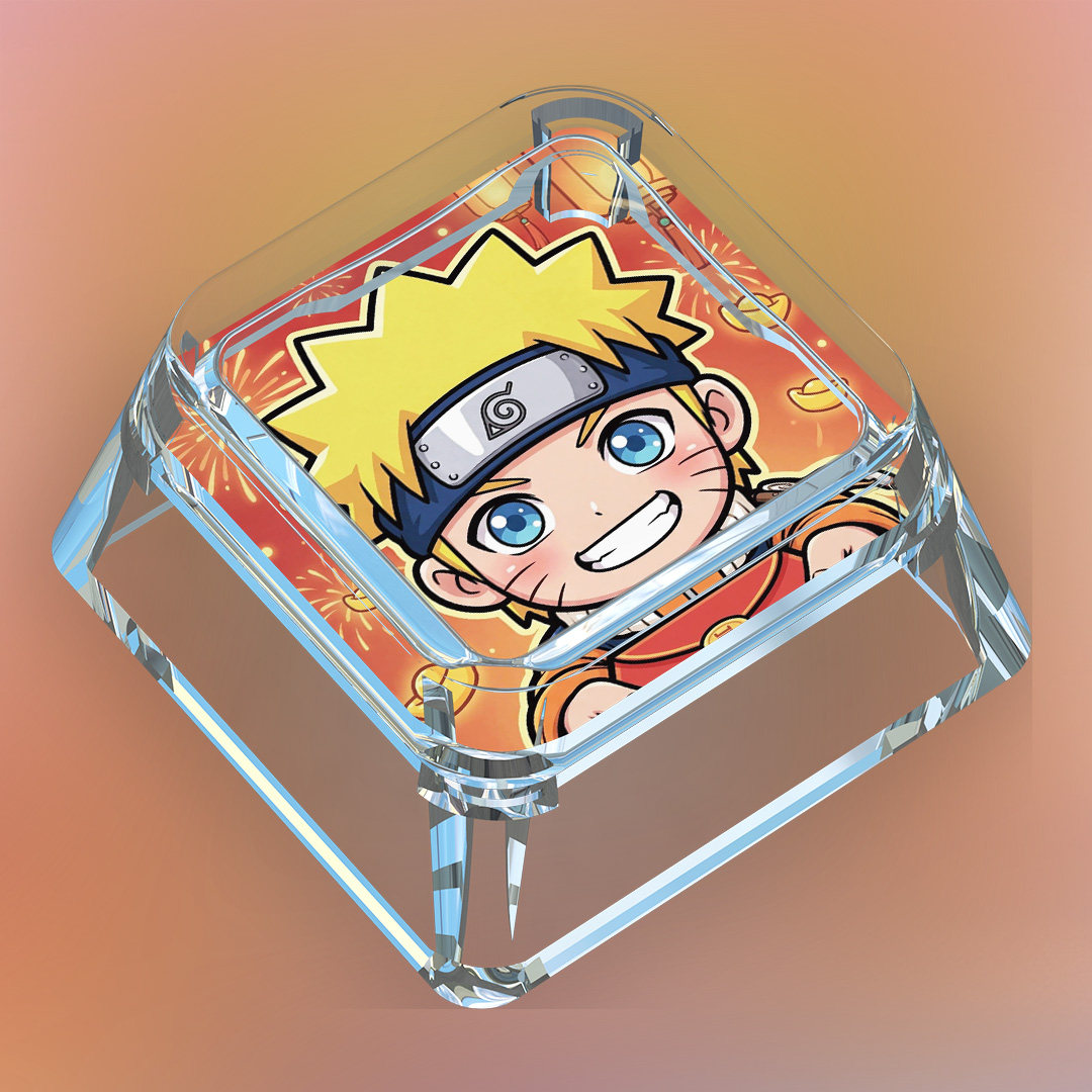 Diy Uzumaki Naruto Cute Mechan - Mechanical Keyboard 评论和价格