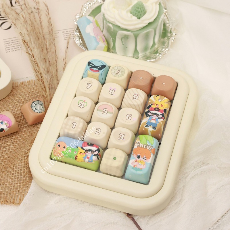Anime Pokemon Keycaps MOA Heig - Custom Keycaps 评论和价格