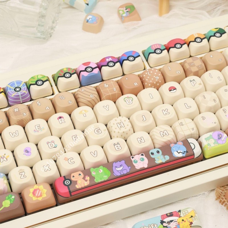Anime Pokemon Keycaps MOA Heig - Custom Keycaps 评论和价格