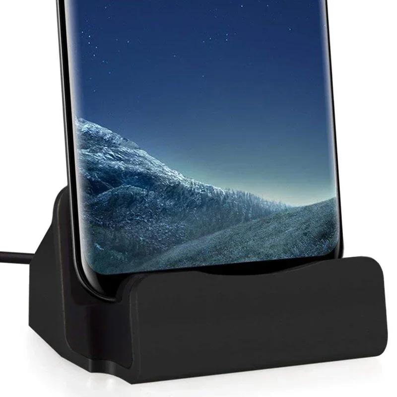 Type C USB Dock Charger Phone  - Desk Cable Organizer 评论和价格