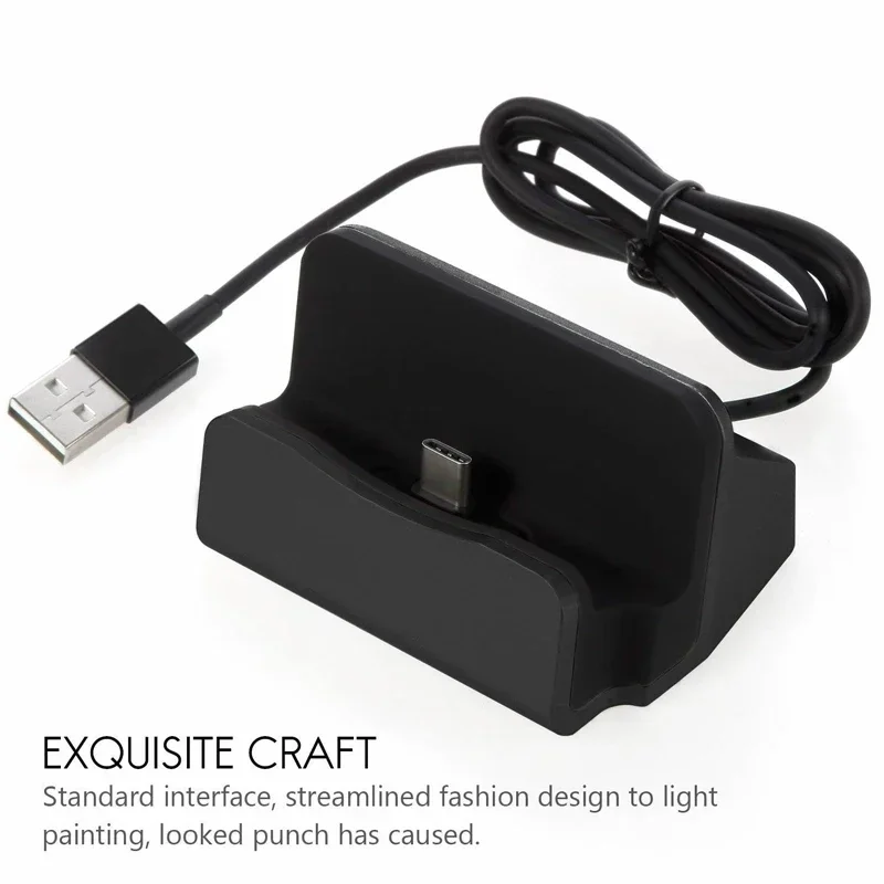 Type C USB Dock Charger Phone  - Desk Cable Organizer 评论和价格