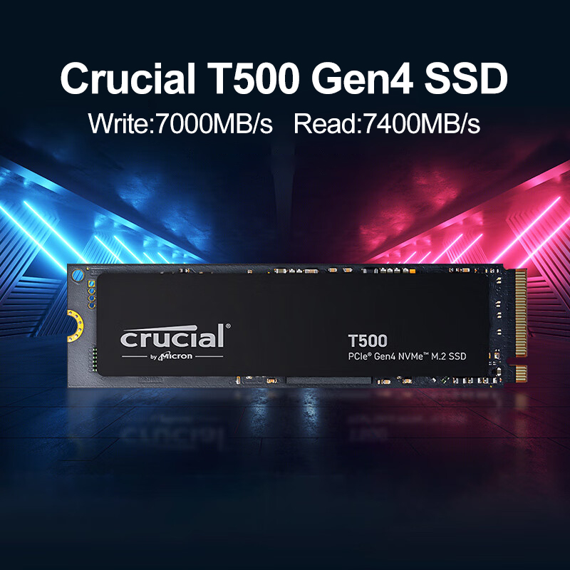 Crucial T500 1TB Gen4 NVMe M.2 - Pc Gaming Website 评论和价格