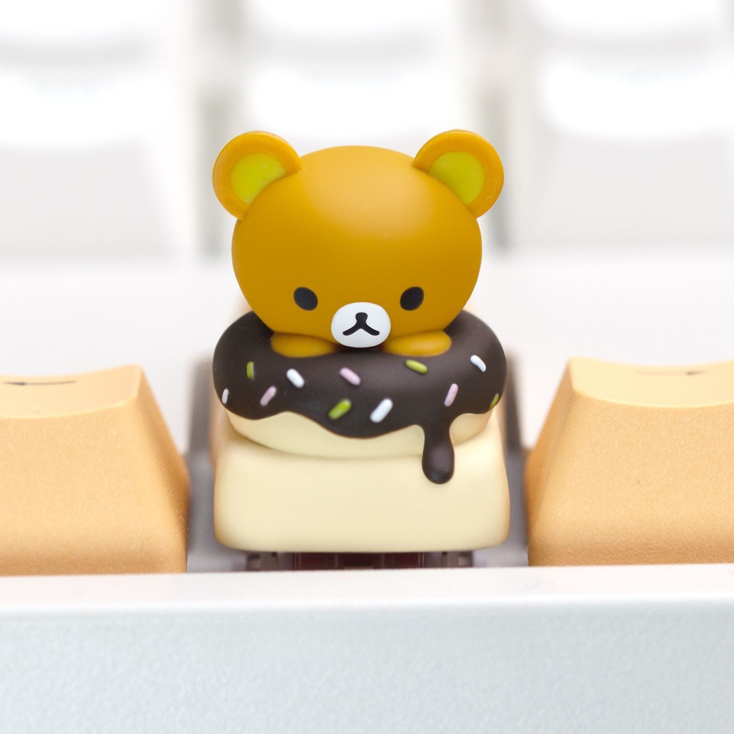 Kwaii Rilakkuma Keycaps Resin  - Custom Keycaps 评论和价格