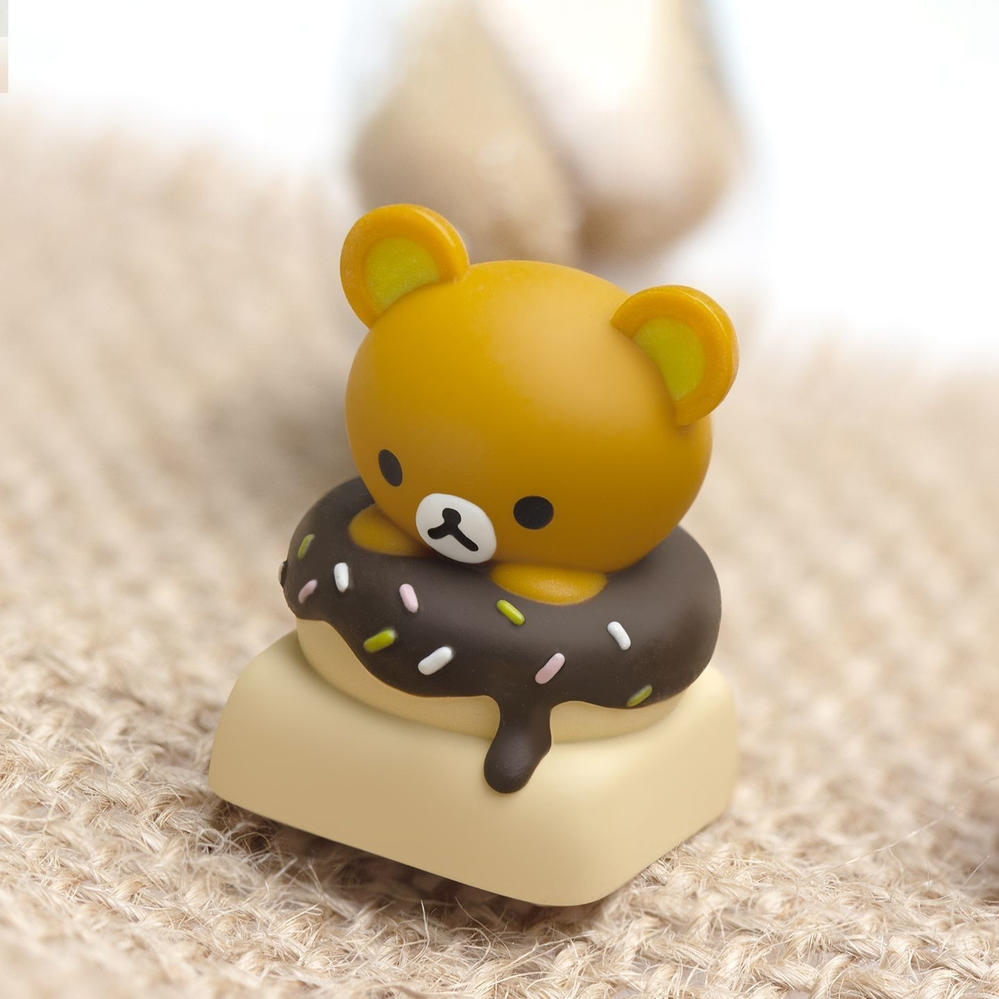 Kwaii Rilakkuma Keycaps Resin  - Custom Keycaps 评论和价格