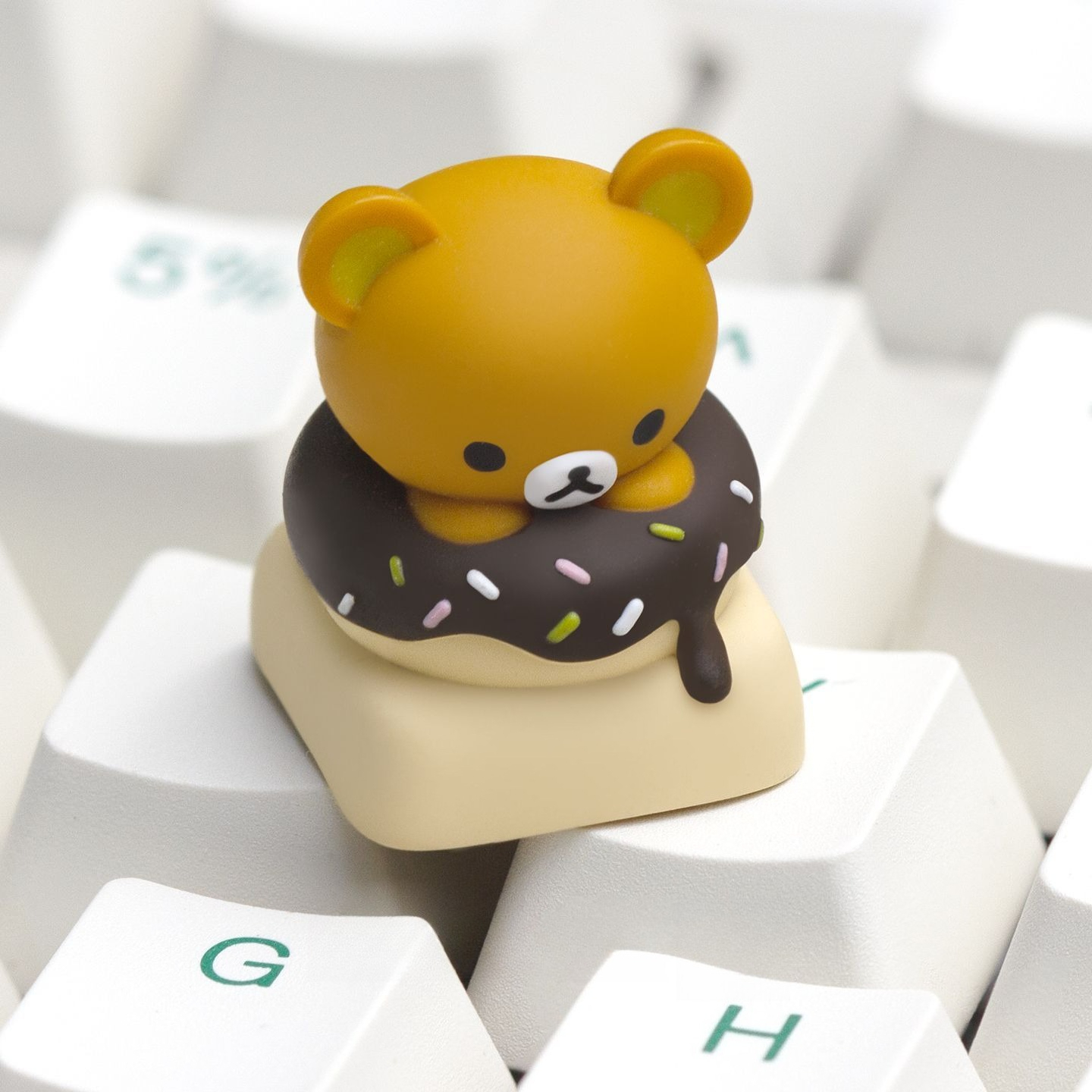 Kwaii Rilakkuma Keycaps Resin  - Custom Keycaps 评论和价格