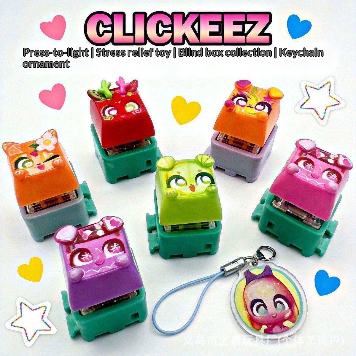 Clickeez Fidget Keycap Keychai - Mechanical Keyboard 评论和价格