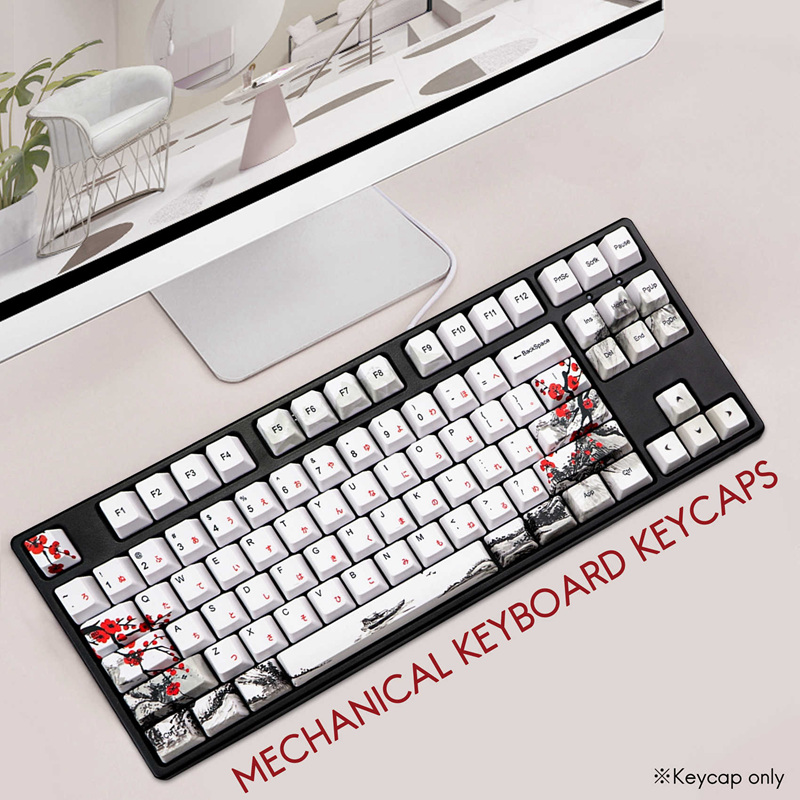 110 Keys PBT Keycap Dye-Sublim - Mechanical Keyboard 评论和价格