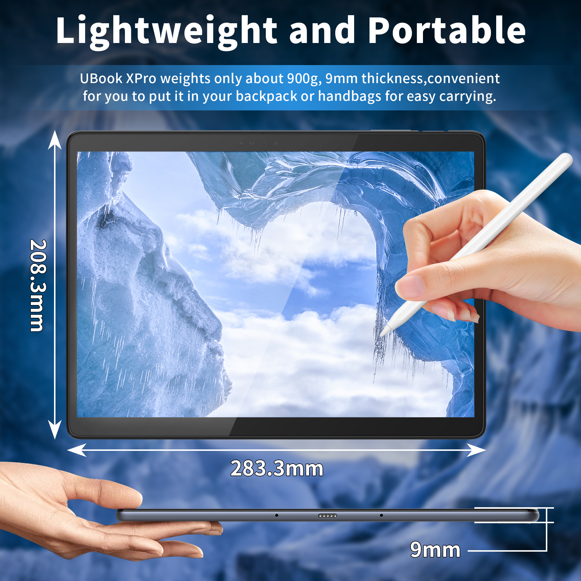 12.6 Inch IPS Touch Screen WiF - Pc Gaming Keyboard 评论和价格