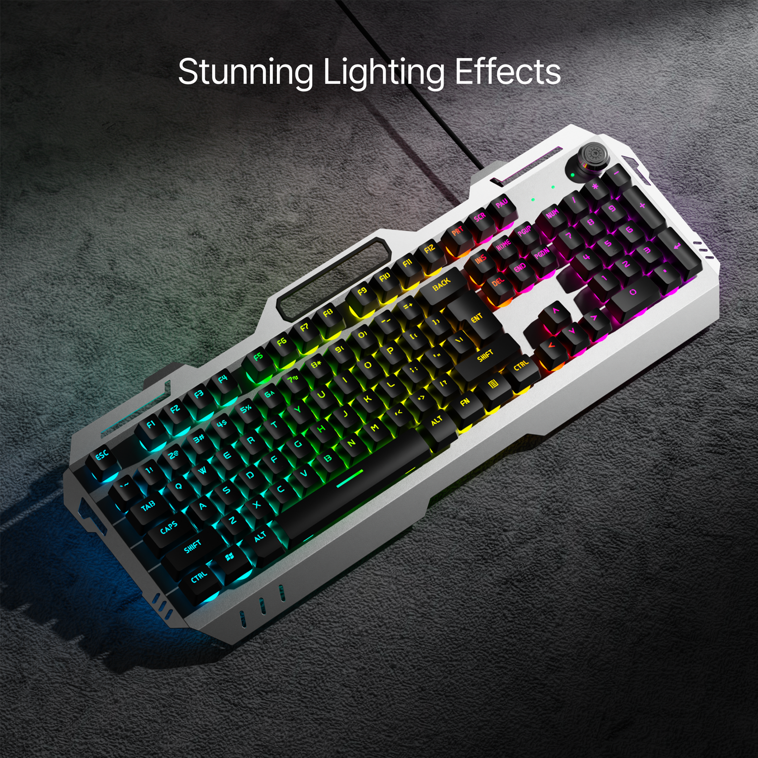 EWEADN Silent Gaming Keyboard, - Pc Gaming Keyboard 评论和价格