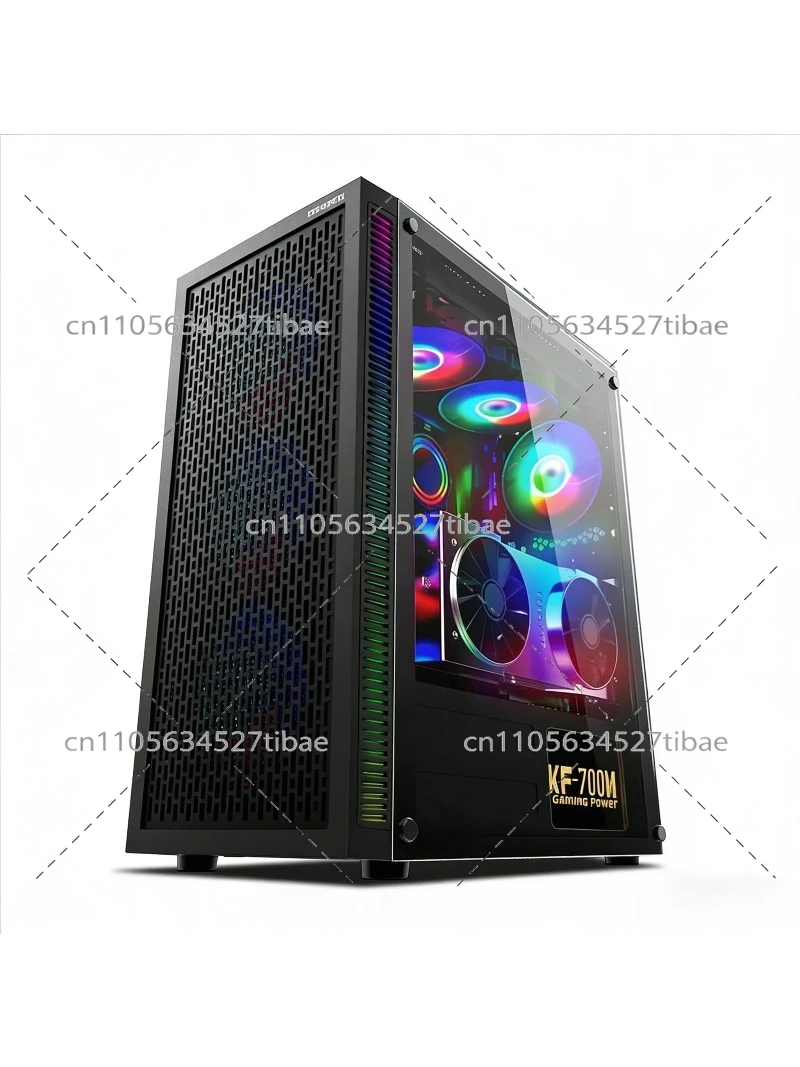 Black E-ATX Computer Case with - Pc Gaming Case 评论和价格